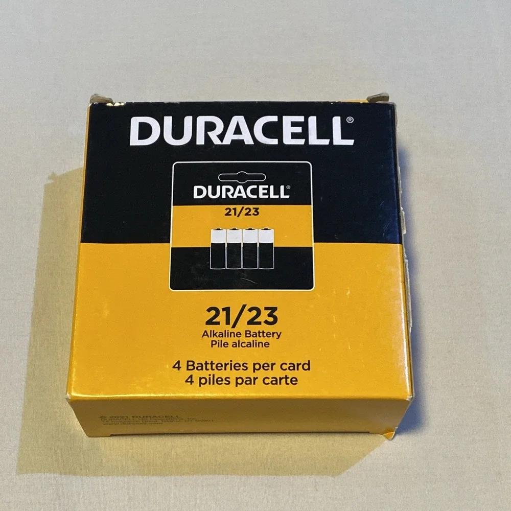 Duracell 21/23 12V Batteries Specialty Alkaline Long Lasting 4 Pack New